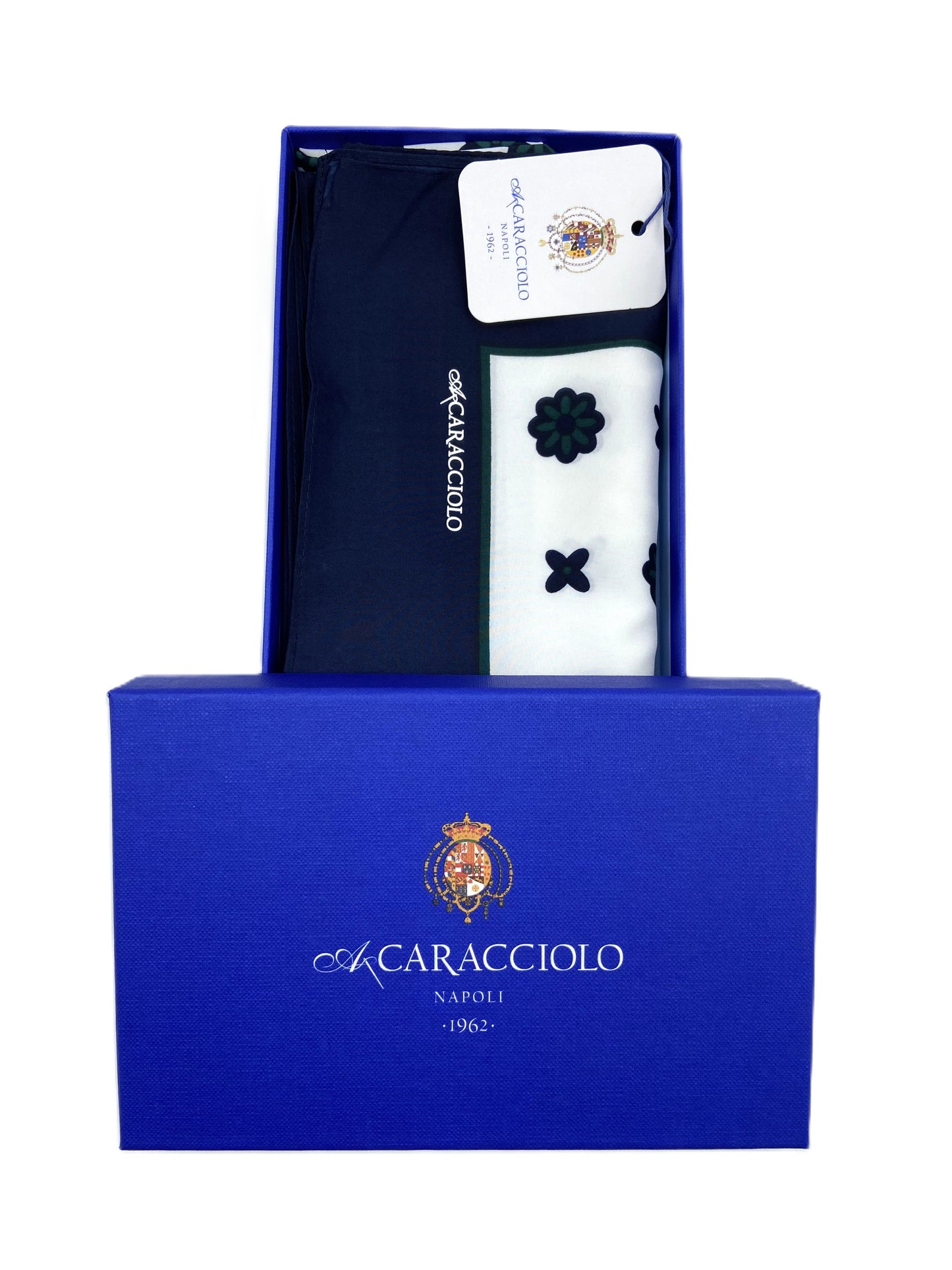 A.Caracciolo - Foulard Uomo - Daisy Bianco