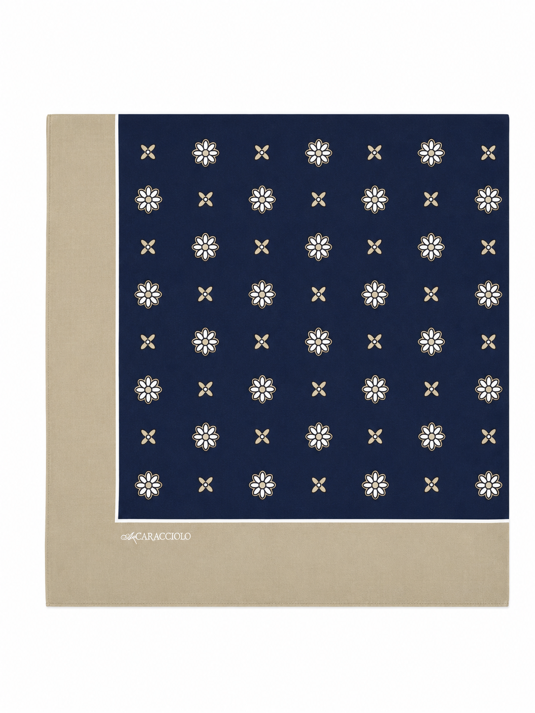 A.Caracciolo - Foulard Uomo - Daisy Blu