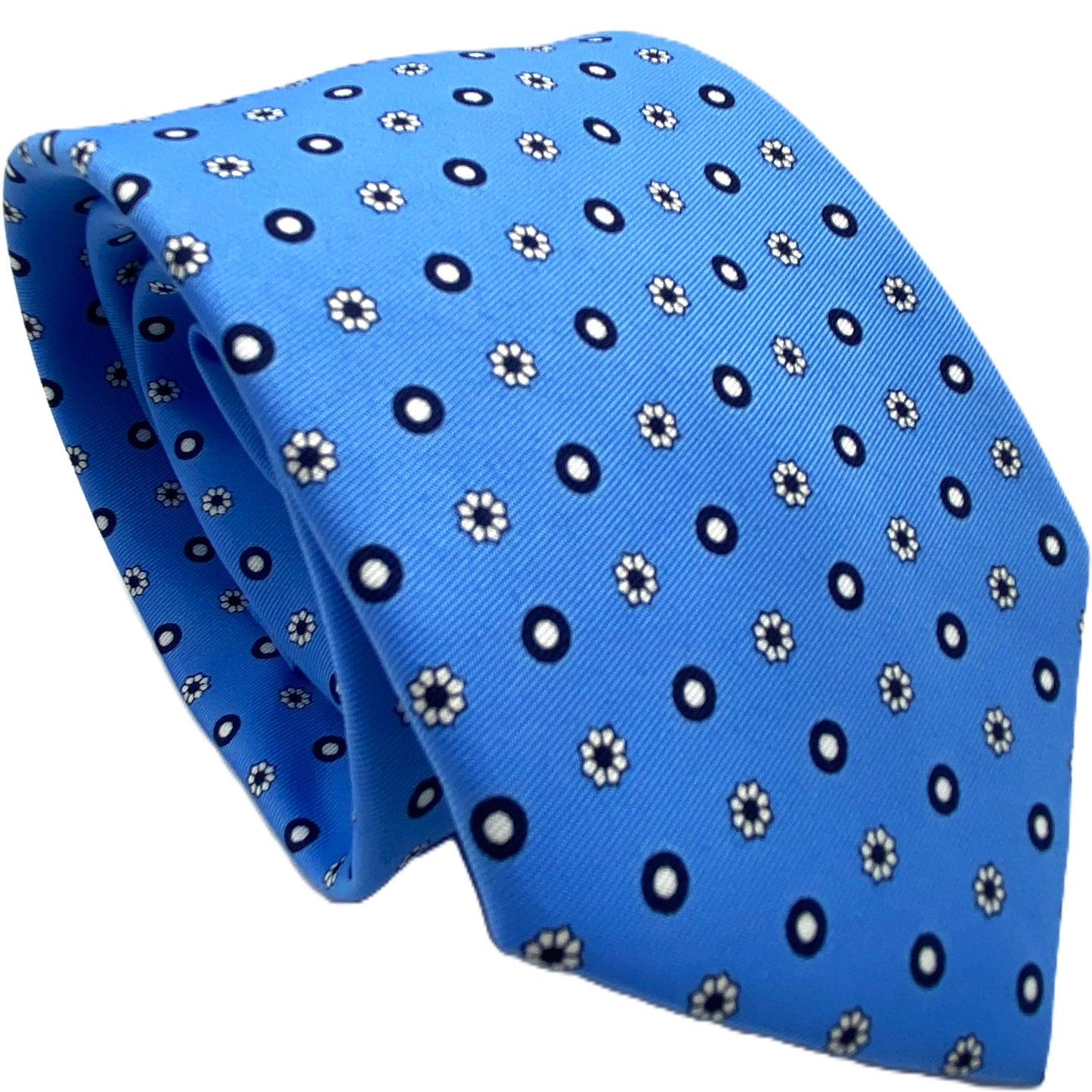Cravatta - Circle Azzurro