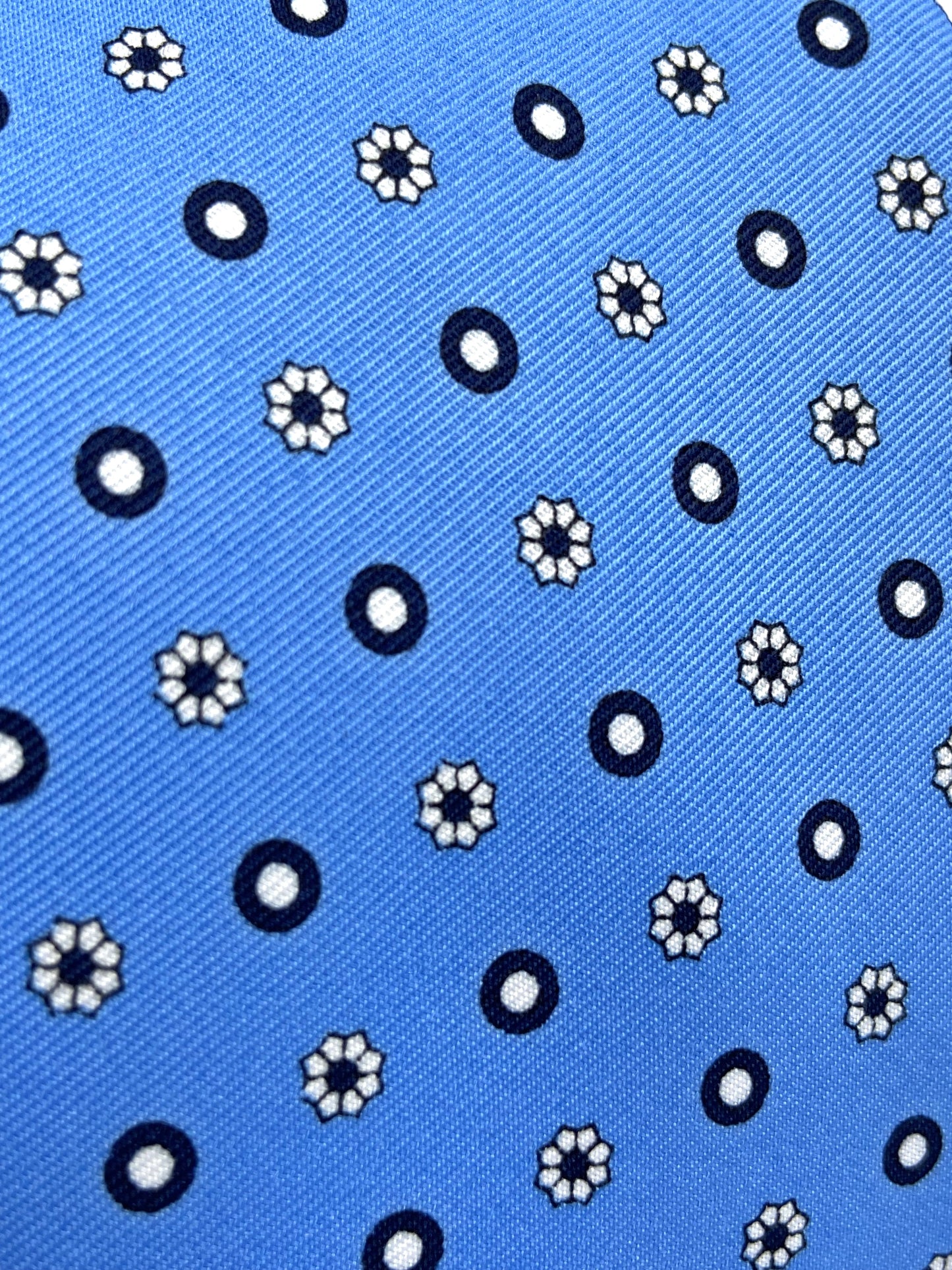 Cravatta - Circle Azzurro