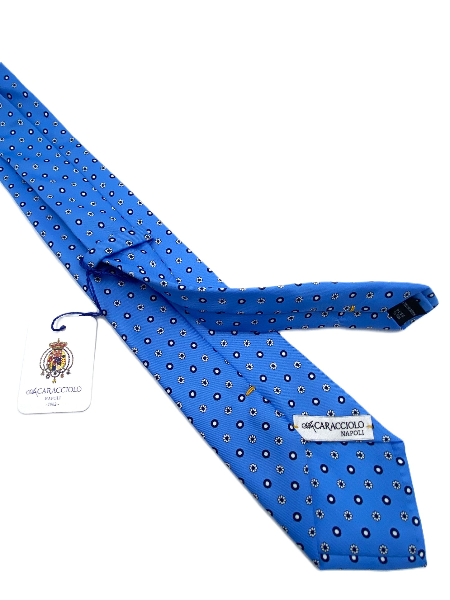 Cravatta - Circle Azzurro