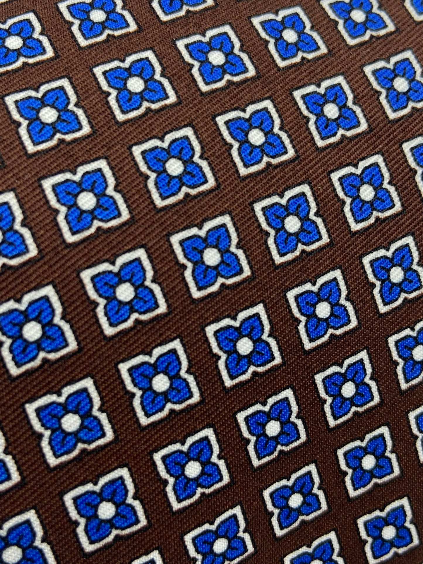 Cravatta - Flower Marrone
