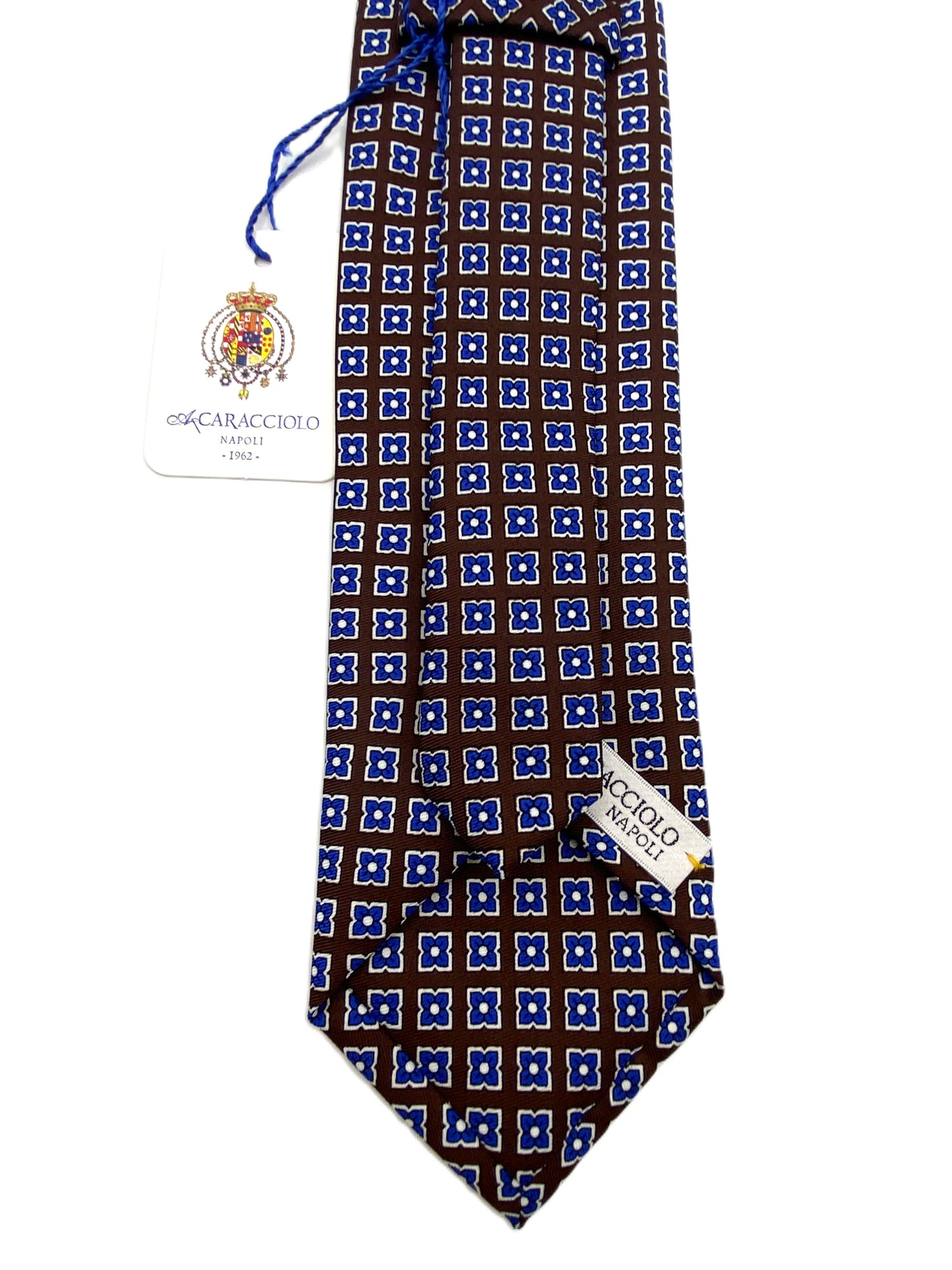 Cravatta - Flower Marrone