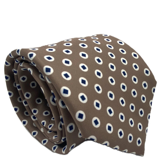 Cravatta Geometric in seta italiana A.Caracciolo