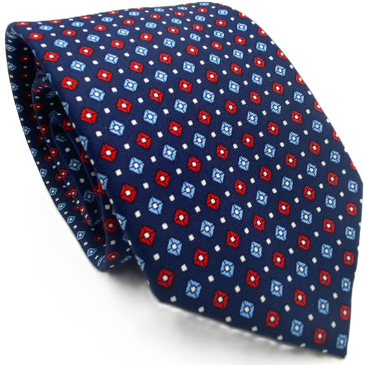 Cravatta - Optical Blu Notte