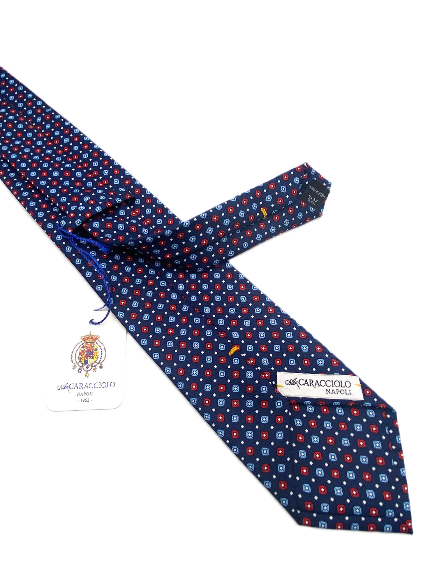 Cravatta - Optical Blu Notte