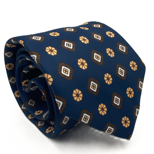 Cravatta Sun Flower in seta italiana A.Caracciolo