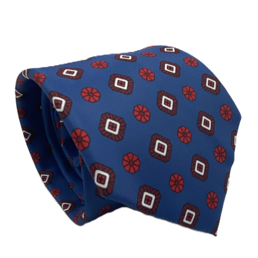 Cravatta Sunflower Rosso in seta italiana A.Caracciolo