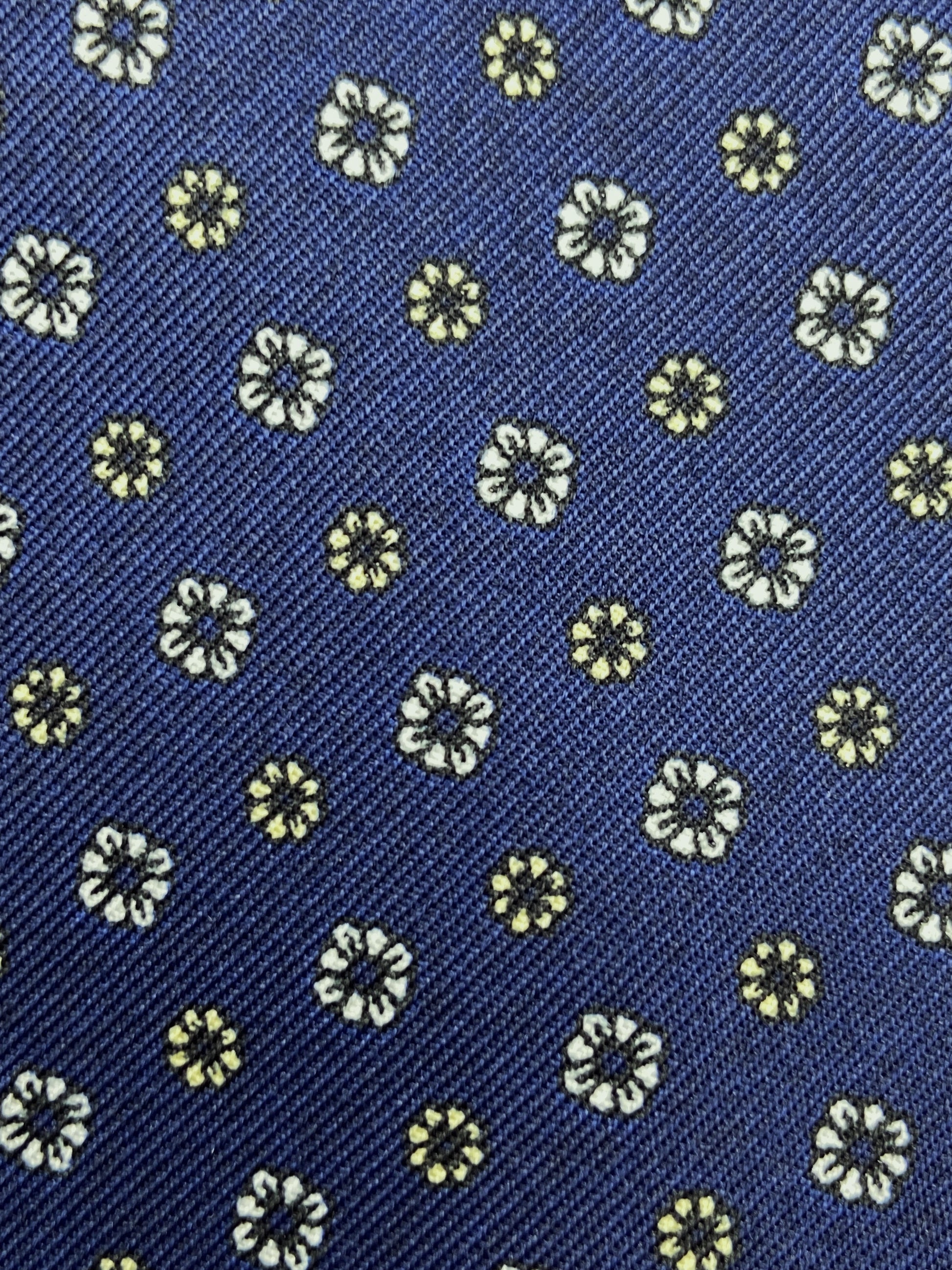 Cravatta Toledo Blu in seta italiana A.Caracciolo