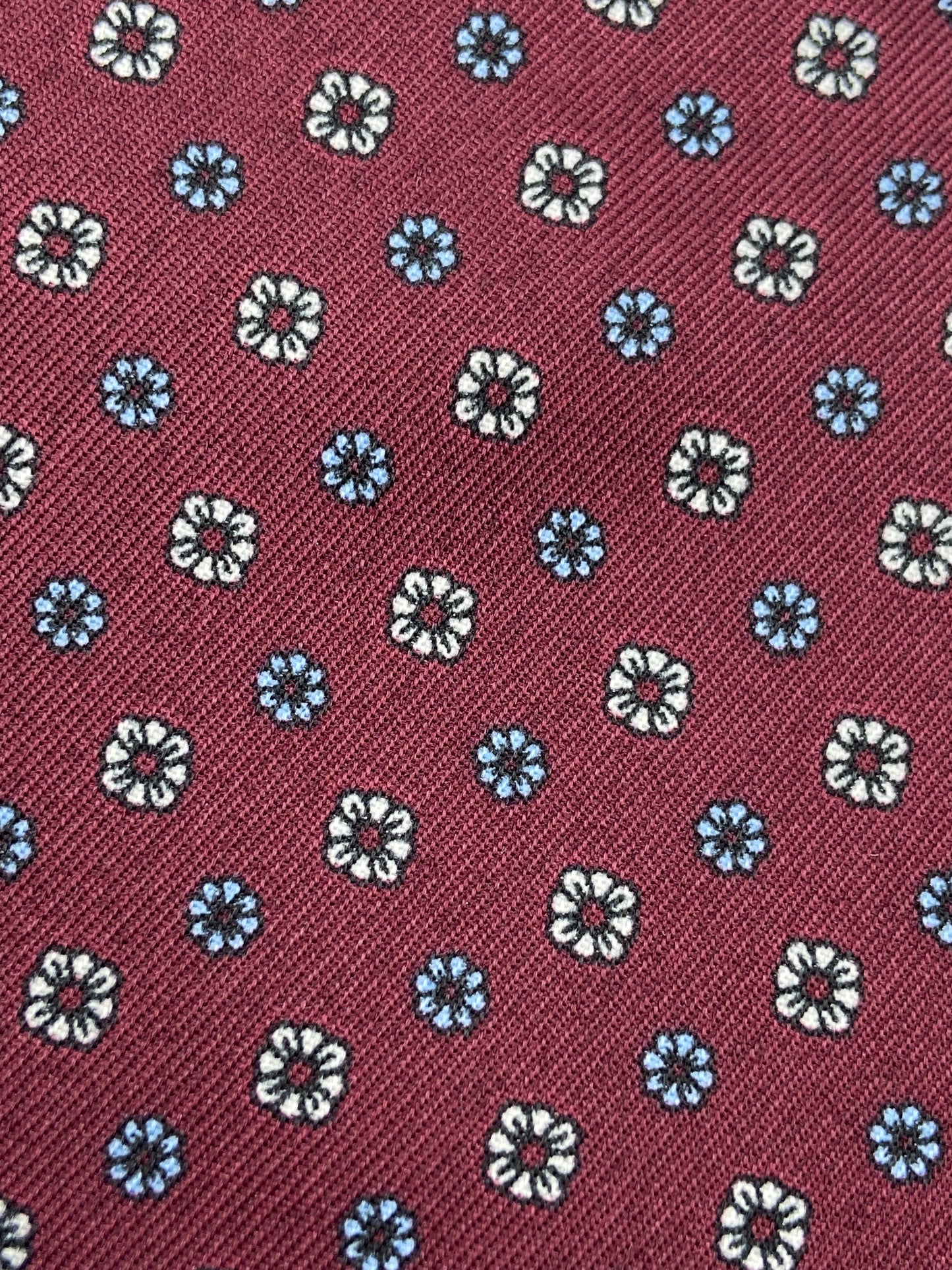 Cravatta Toledo Bordeaux in seta italiana A.Caracciolo