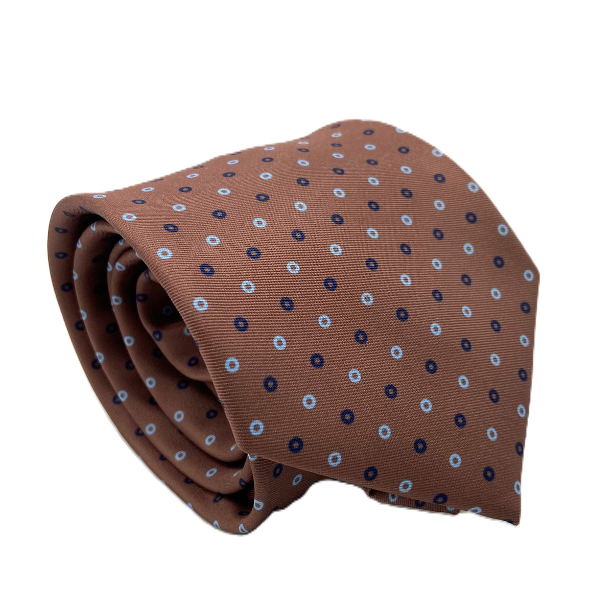 Cravatta - Cerchi Marrone Chiaro