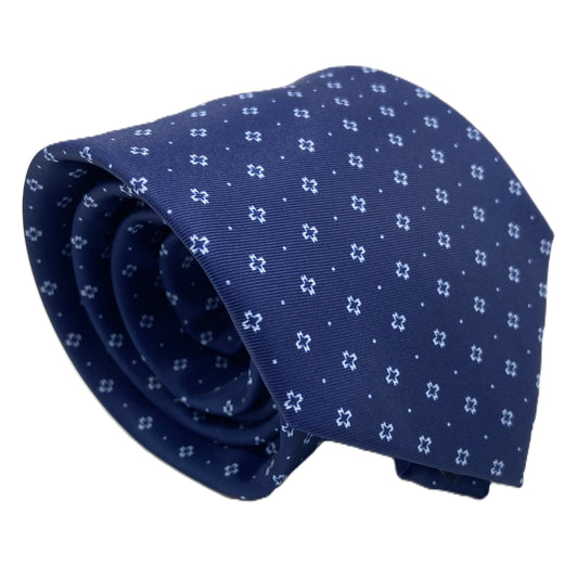Cravatta - Cerchi Cross Blu