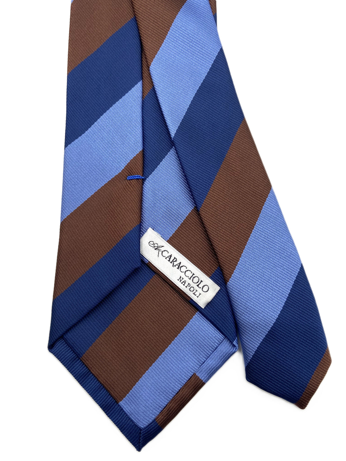 Cravatta - Regimental Marrone/Blu
