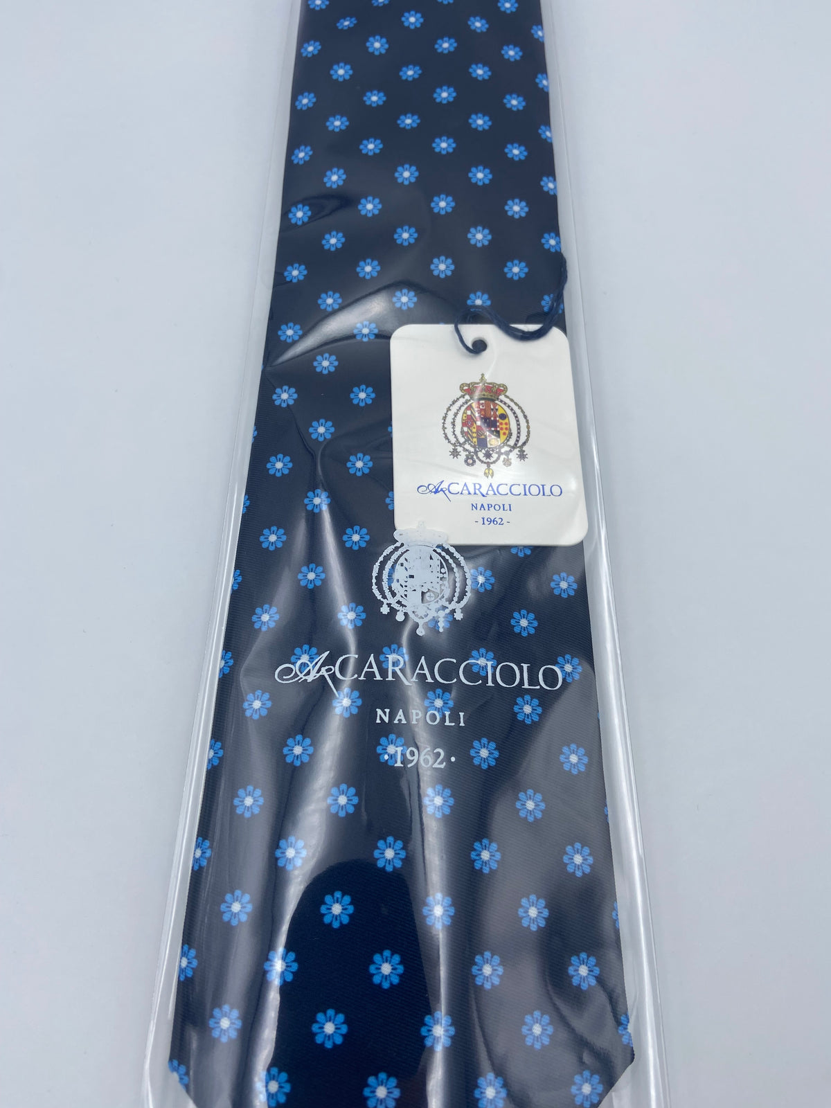 Cravatta - Prato Fiorito Bluette