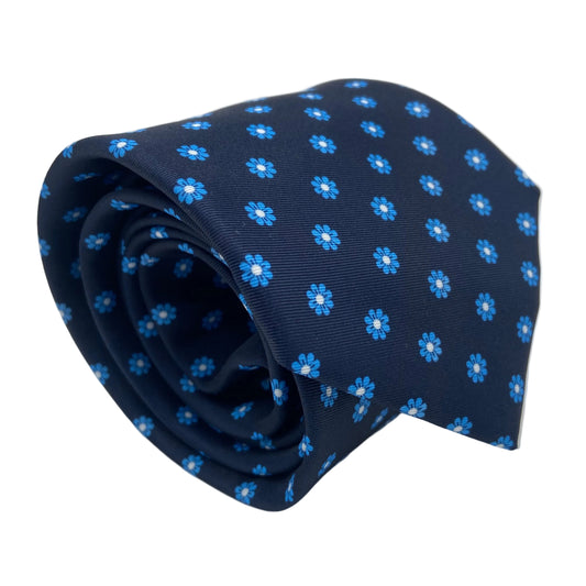 Cravatta - Prato Fiorito Bluette