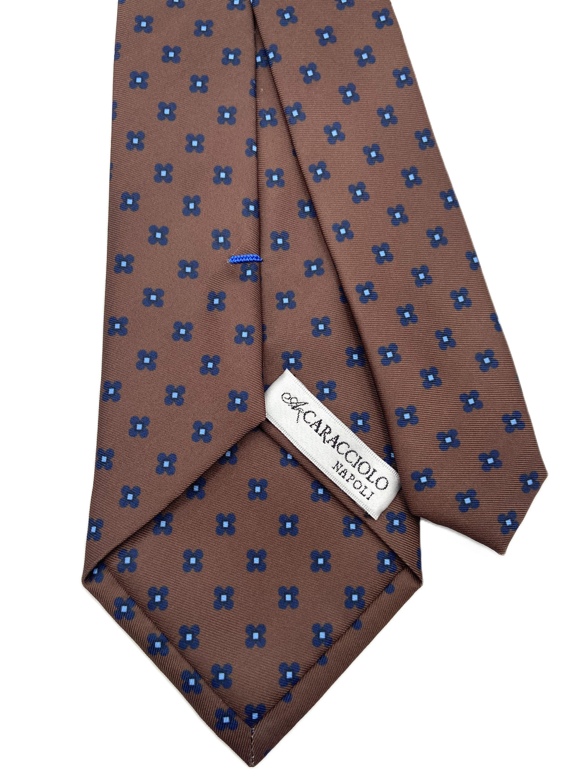 Cravatta - Flowers Marrone