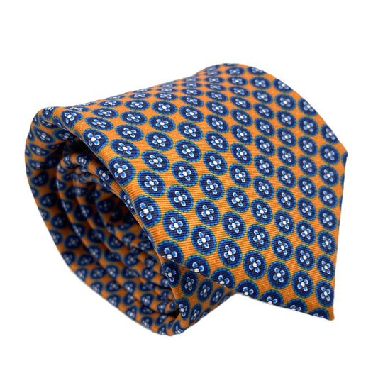 Cravatta 7 pieghe - Maiori Arancio
