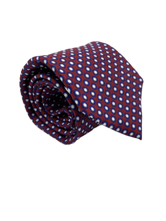 Cravatta Personalizzabile - Partenopea Bordeaux