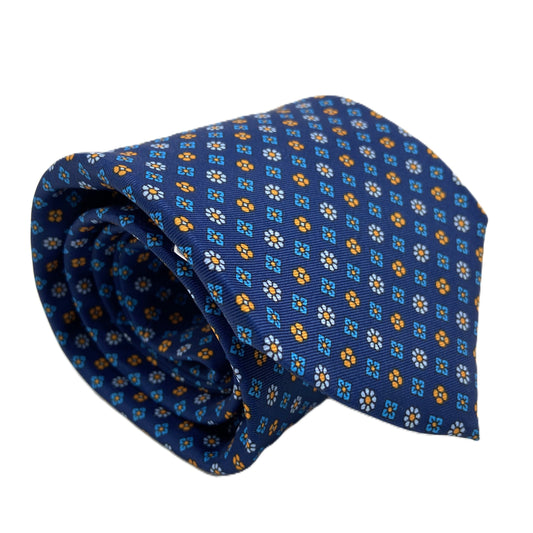 Cravatta 7 pieghe - Plebiscito Bluette