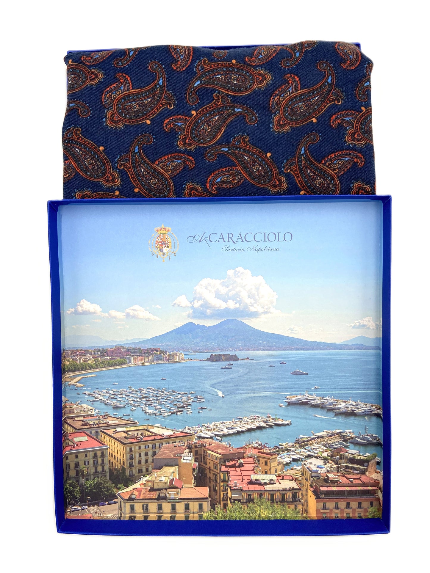 Sciarpa - Damasco Blu
