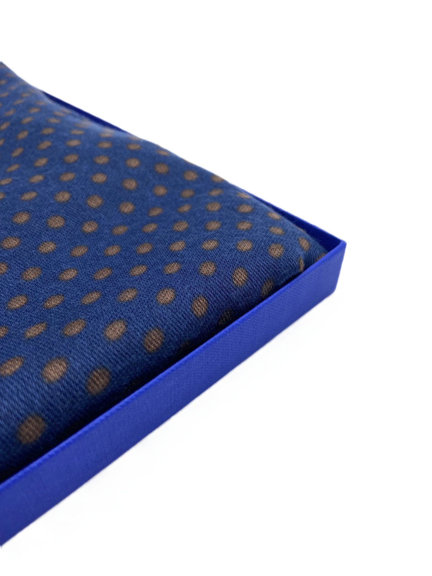 Sciarpa - Pois Blu Marrone