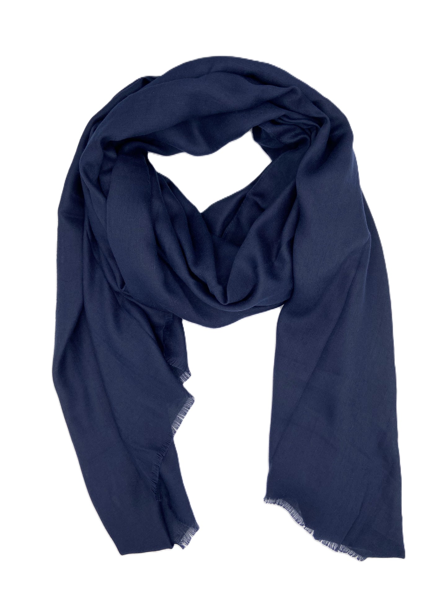 Sciarpa - Mono Blu liscia