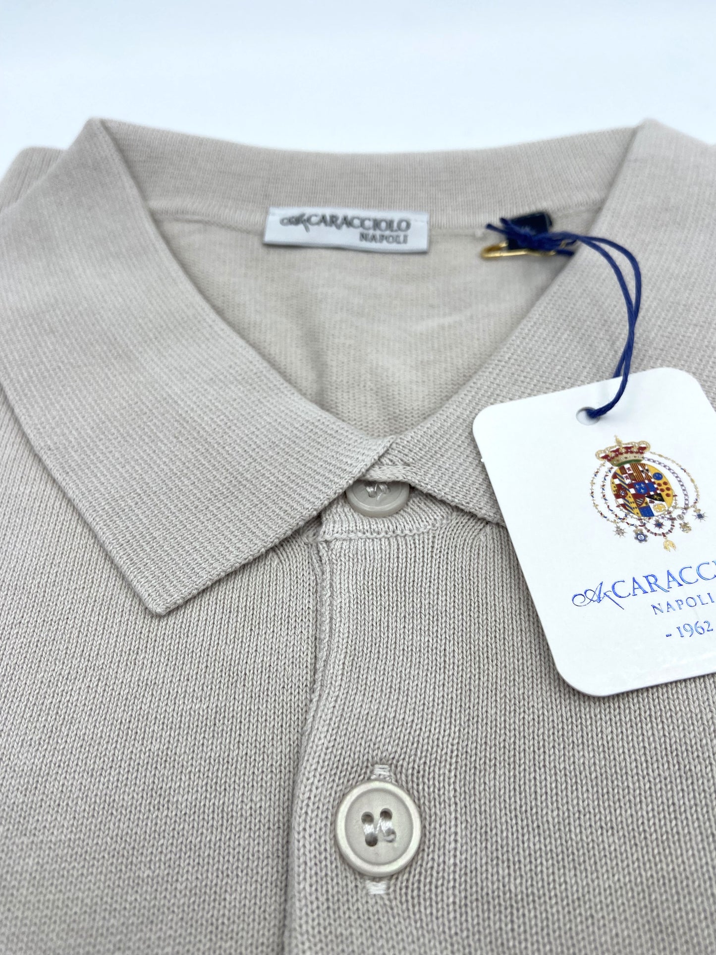 Polo tre bottoni - 100% cotone | A.Caracciolo