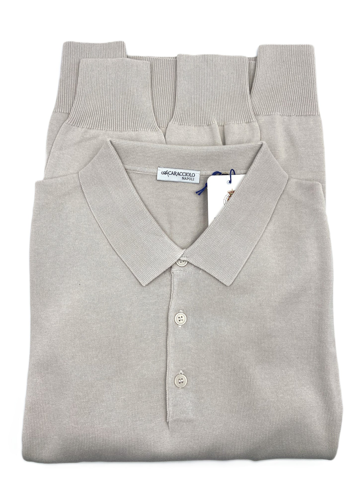 Polo tre bottoni - 100% cotone | A.Caracciolo