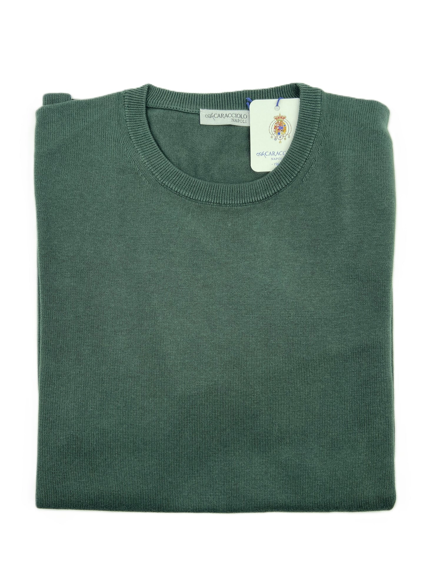 Maglia Girocollo - Liscia - 100% cotone | A.Caracciolo