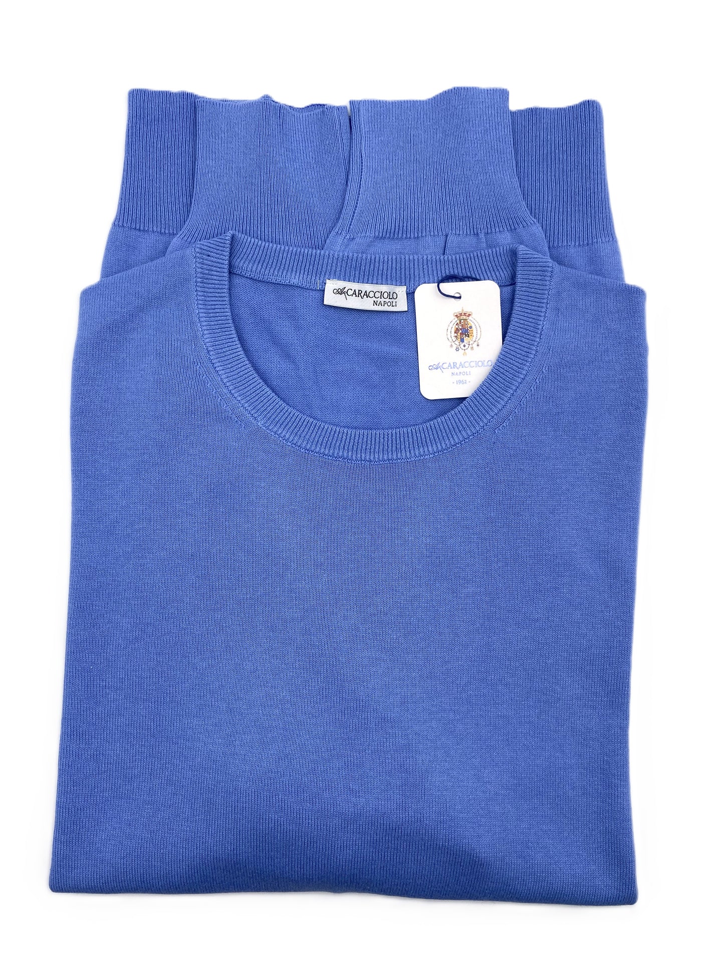 Maglia Girocollo - Liscia - 100% cotone | A.Caracciolo