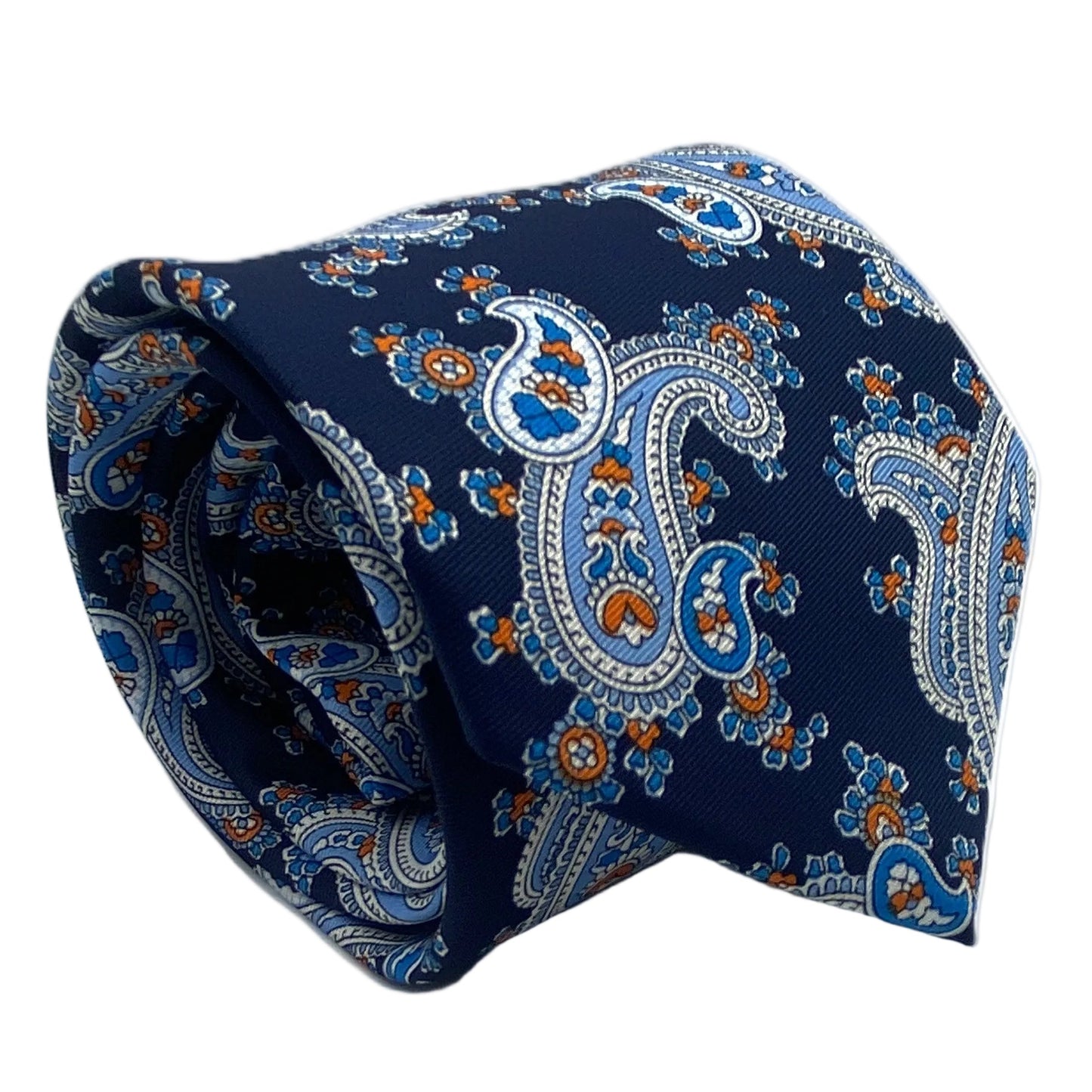Cravatta - Damasco Blu