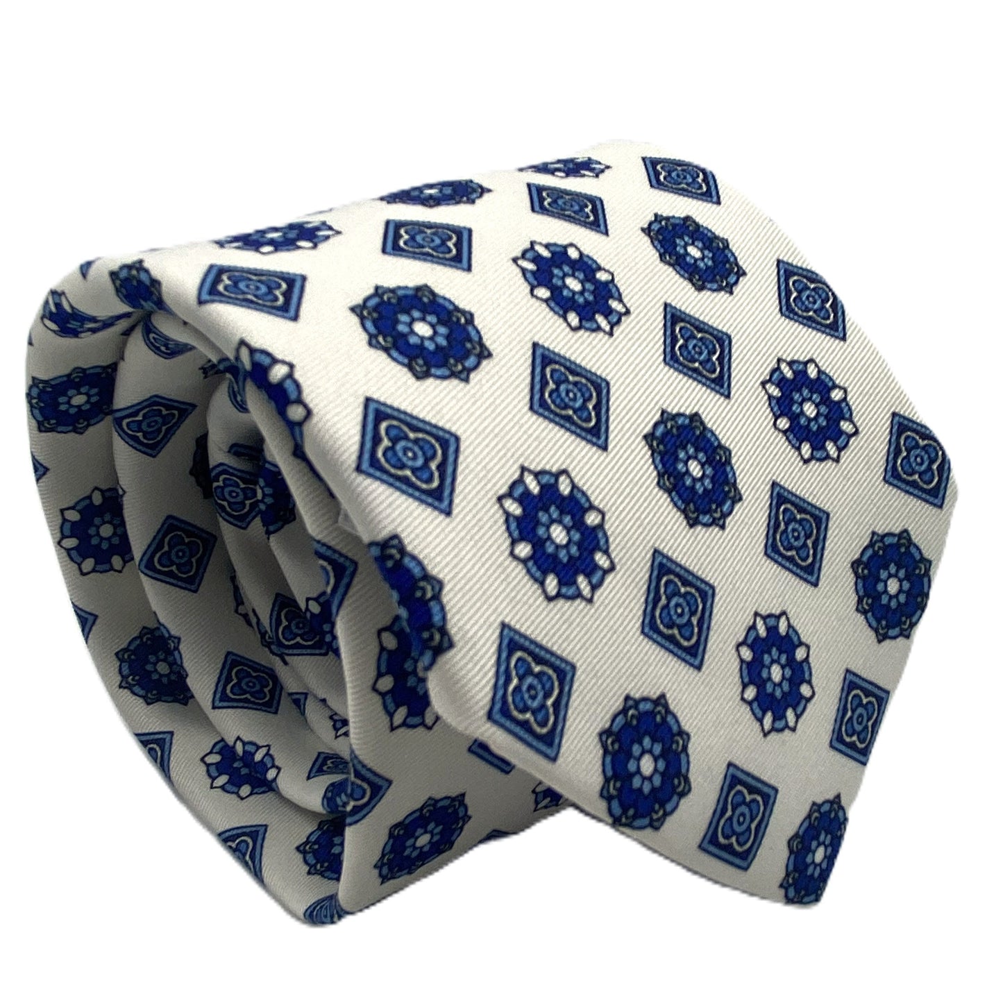 Cravatta - Mosaico Bianco