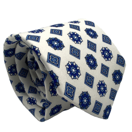 Cravatta - Mosaico Bianco