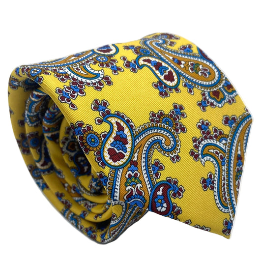 Cravatta - Damasco Giallo