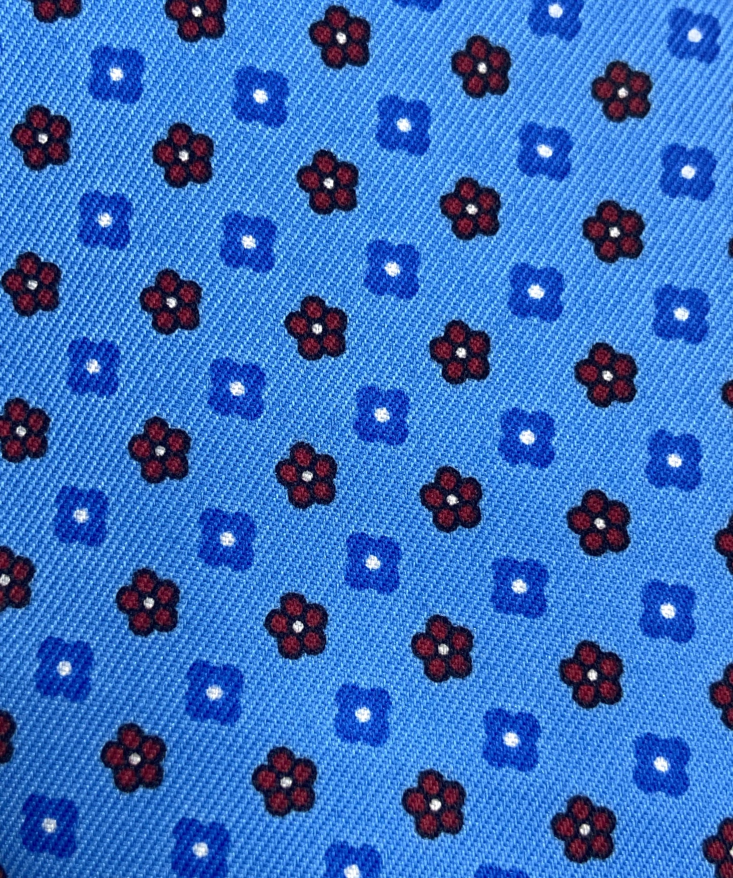 Cravatta - Daisy Azzurro