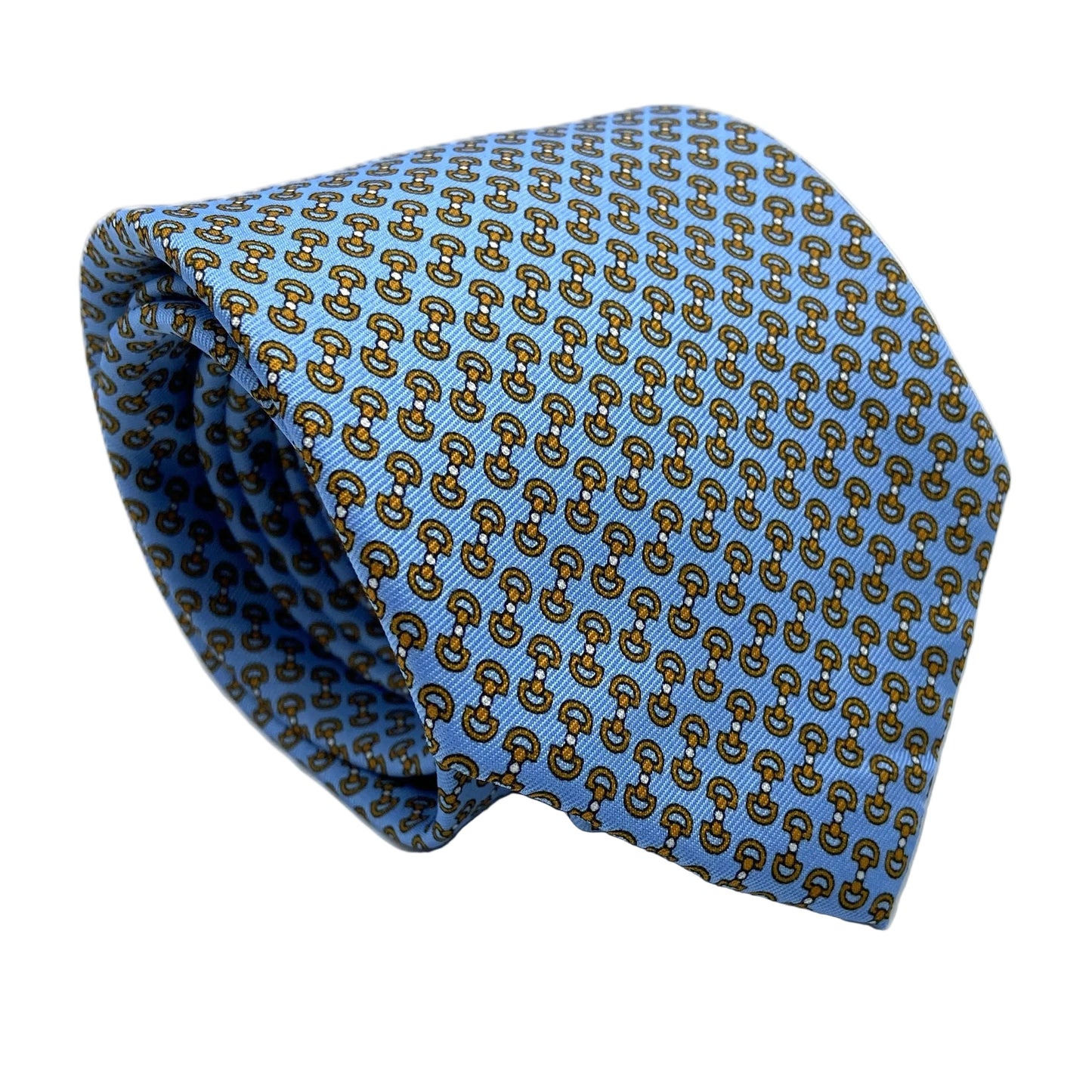 Cravatta - Chain Azzurro