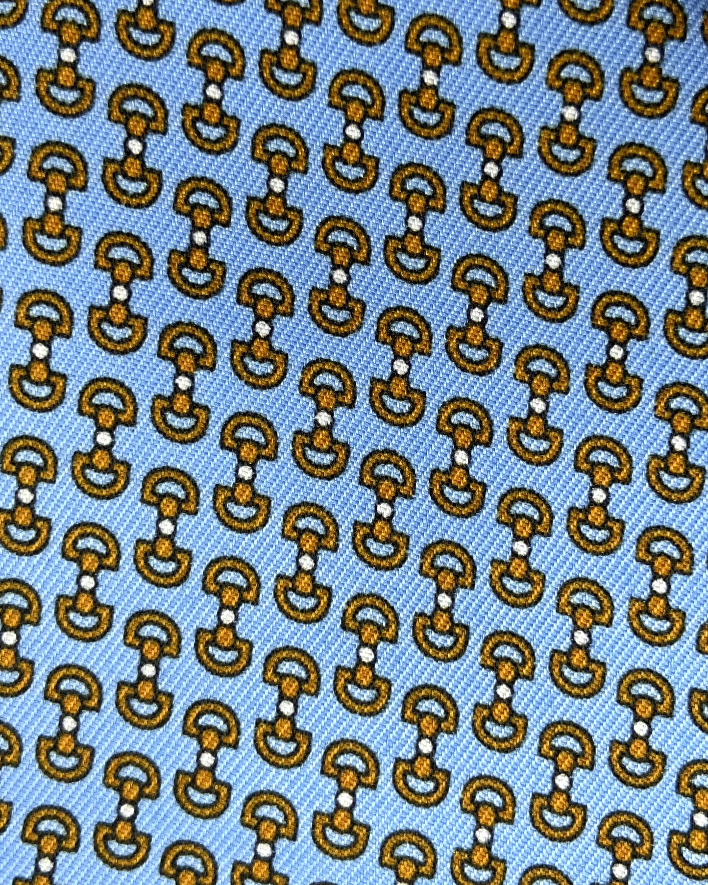 Cravatta - Chain Azzurro