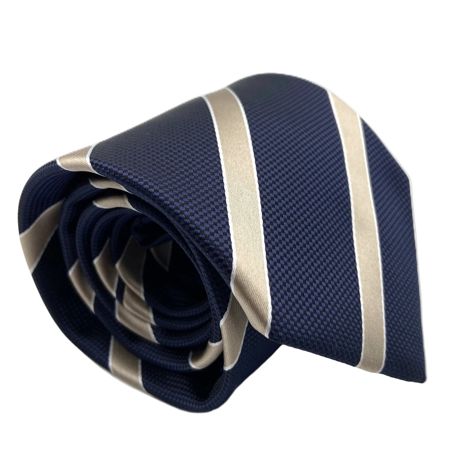 Cravatta - Regimental Oro/Blu