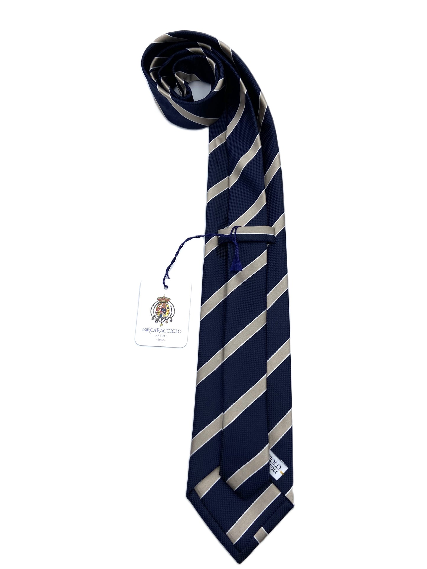 Cravatta - Regimental Oro/Blu
