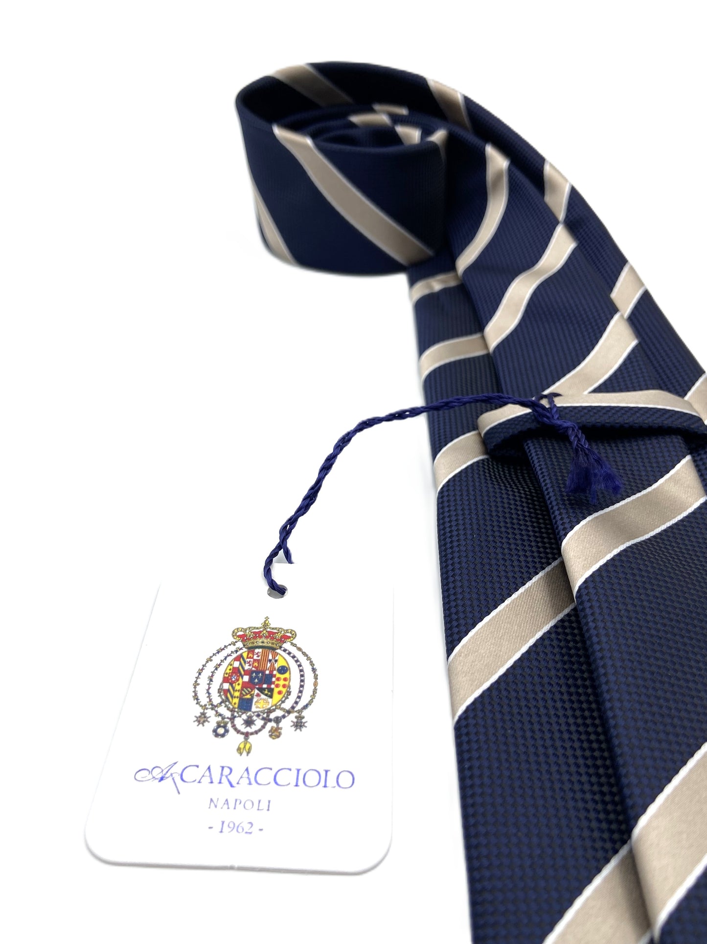 Cravatta - Regimental Oro/Blu