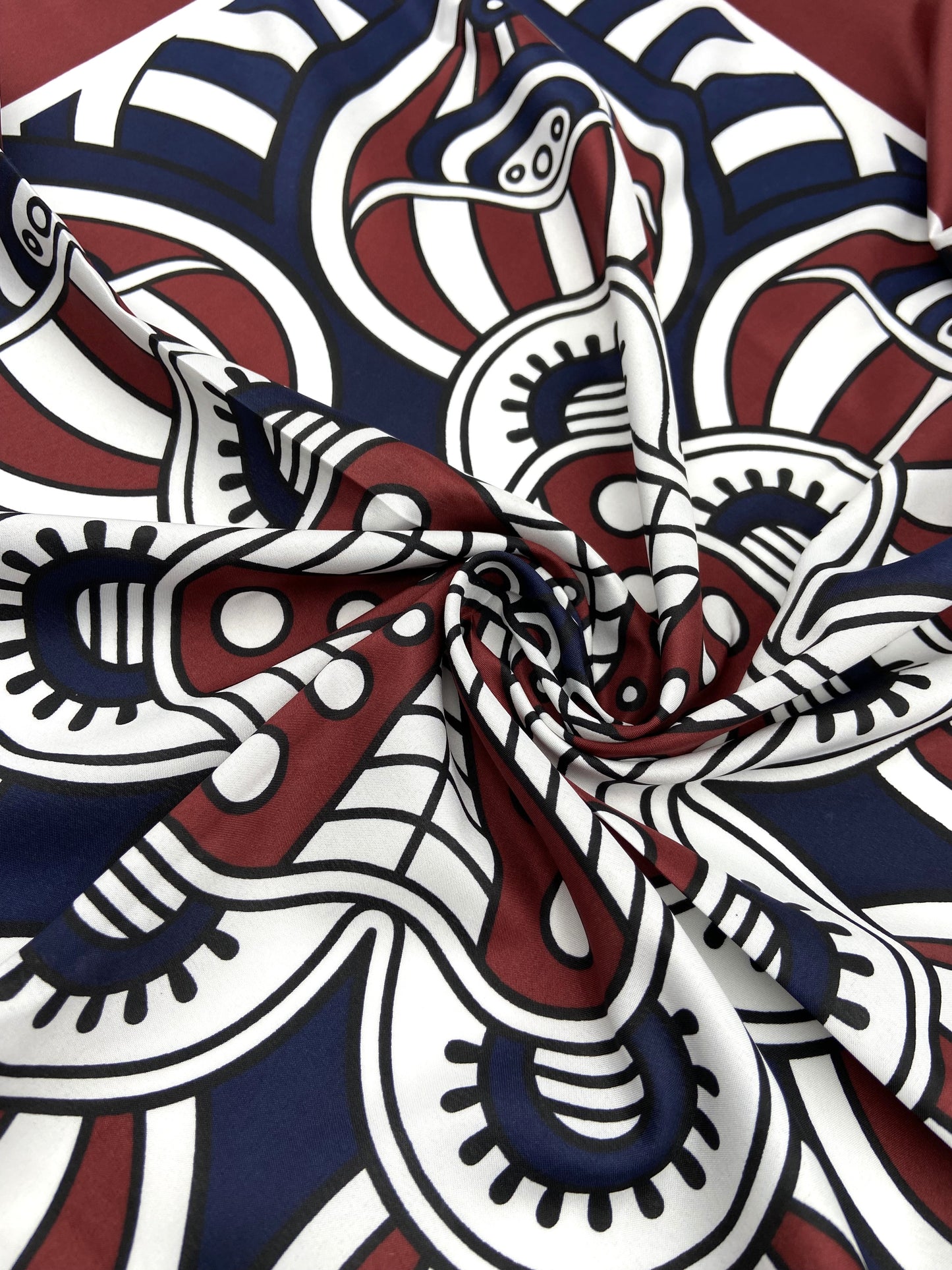 A.Caracciolo - Foulard Uomo - Linee Bordeaux