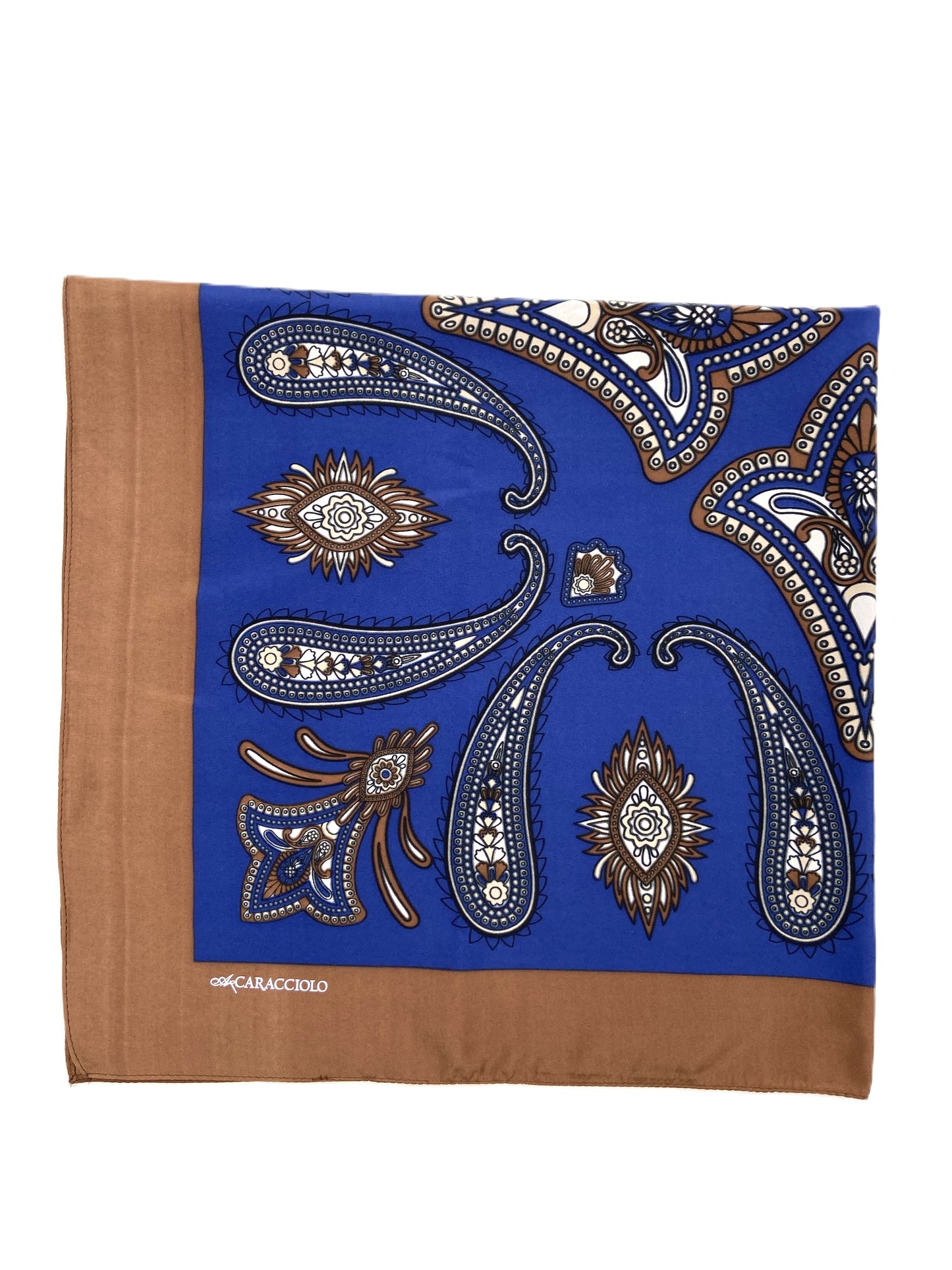 A.Caracciolo - Foulard Uomo - Tribale Bluette