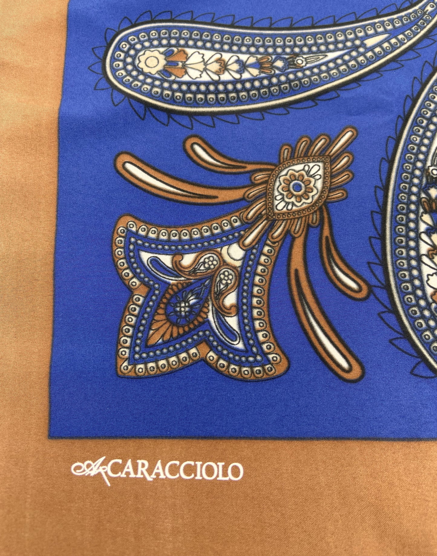 A.Caracciolo - Foulard Uomo - Tribale Bluette
