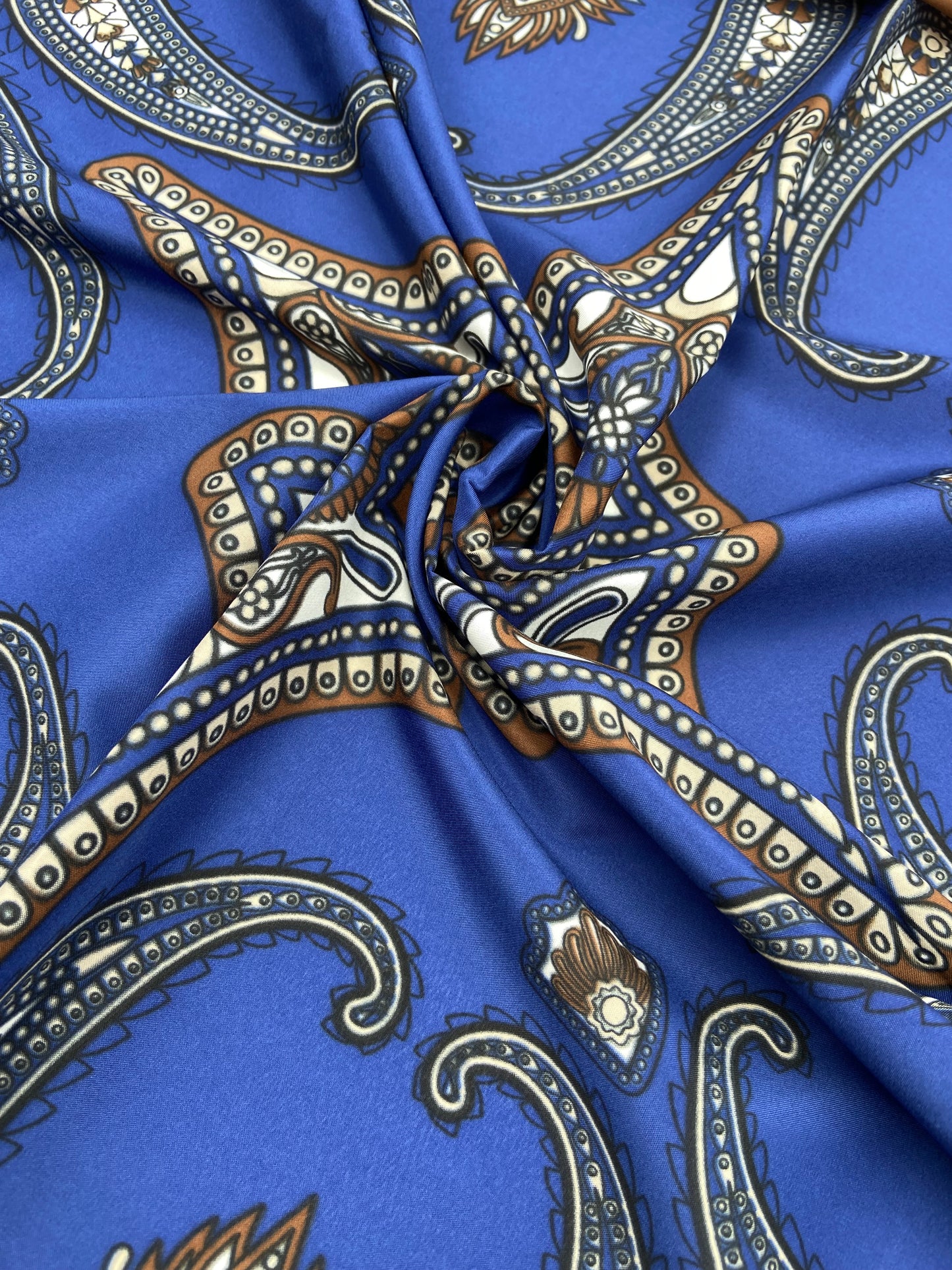 A.Caracciolo - Foulard Uomo - Tribale Bluette