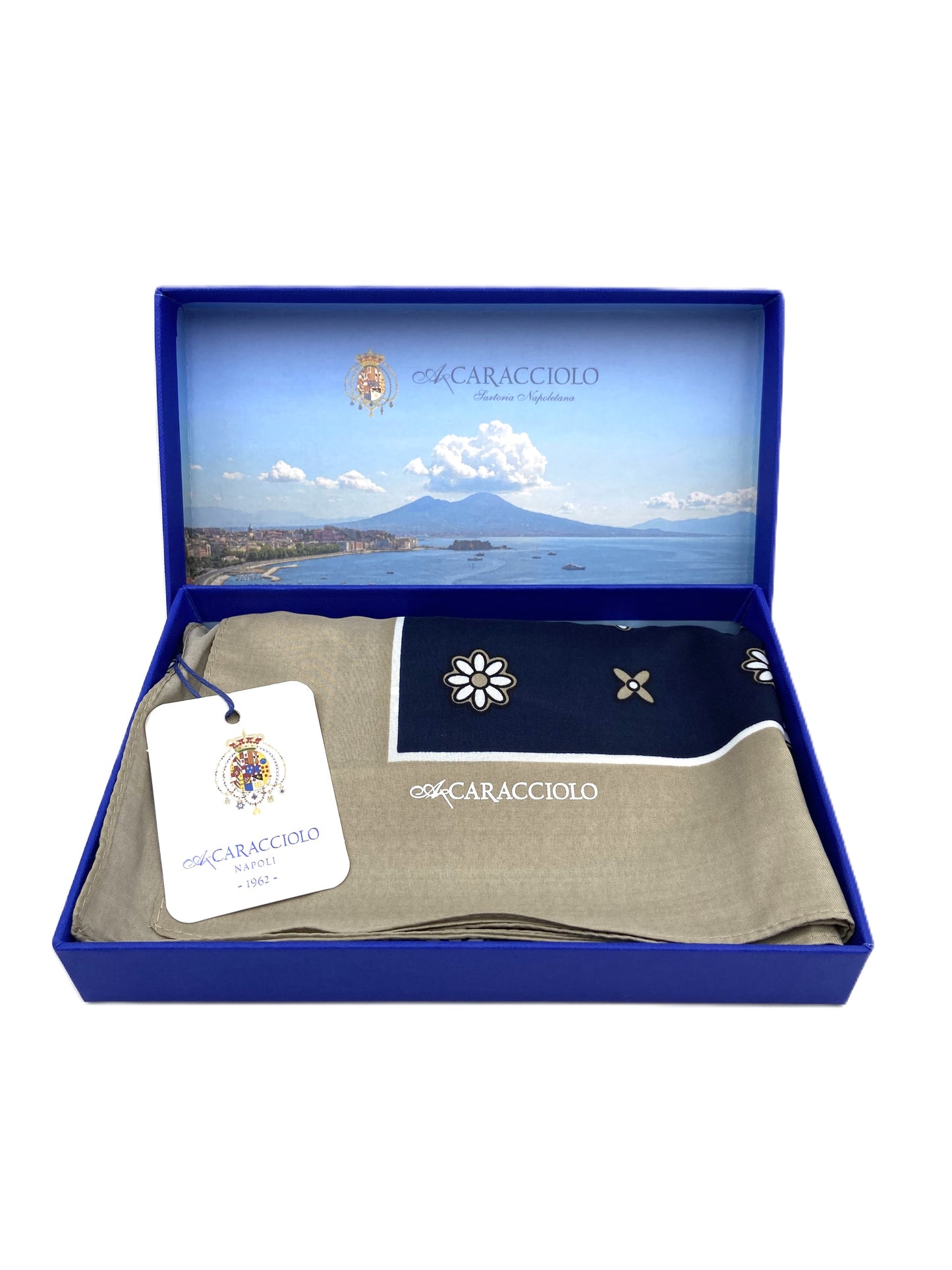 A.Caracciolo - Foulard Uomo - Daisy Blu