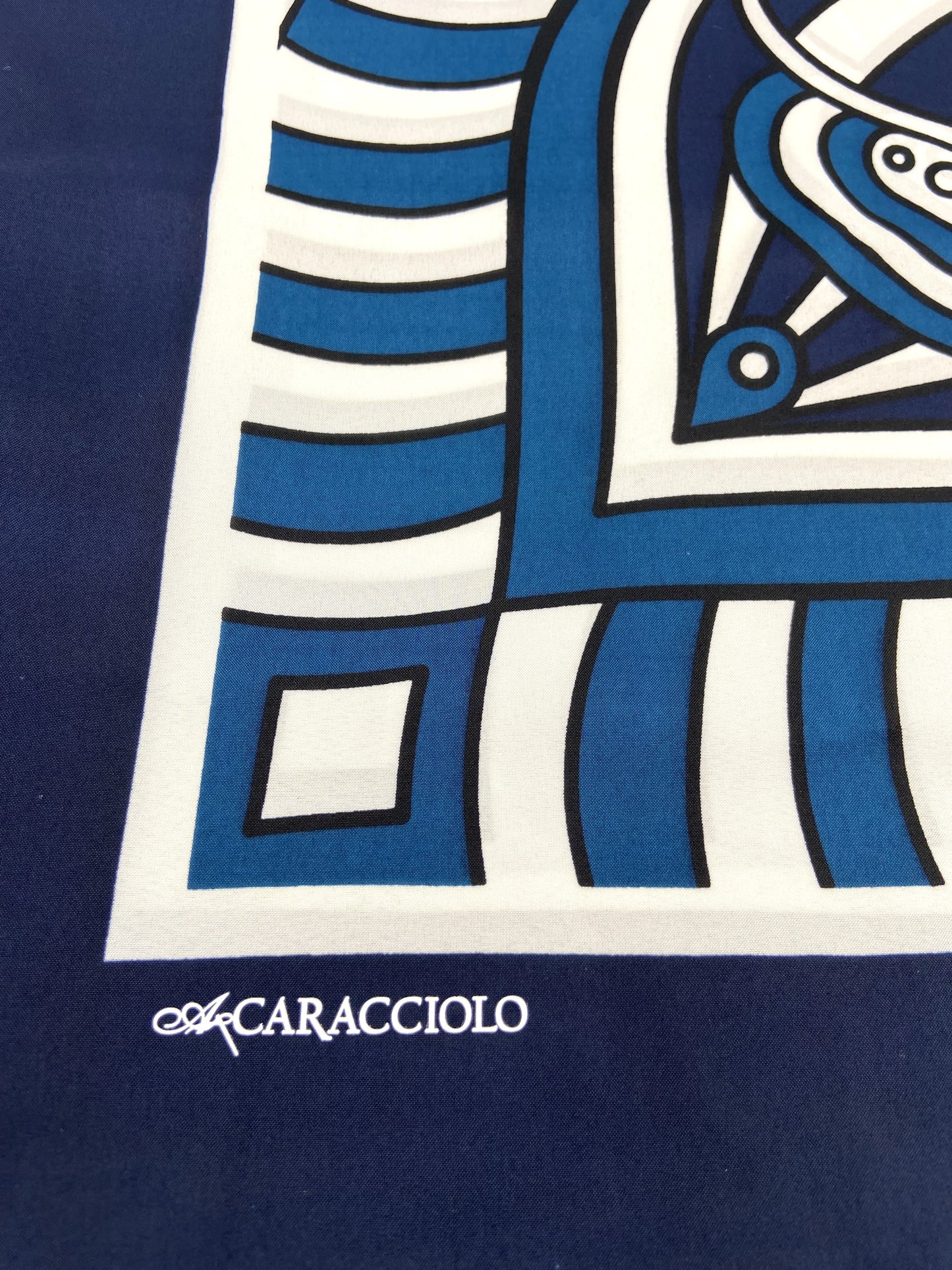 A.Caracciolo - Foulard Uomo - Linee Bluette