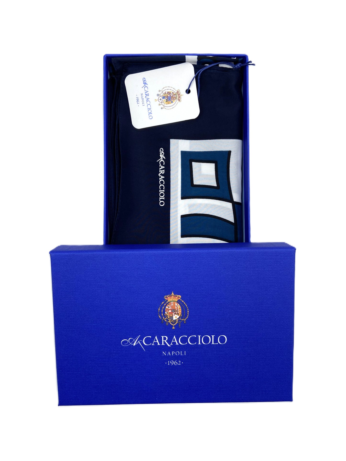 A.Caracciolo - Foulard Uomo - Linee Bluette