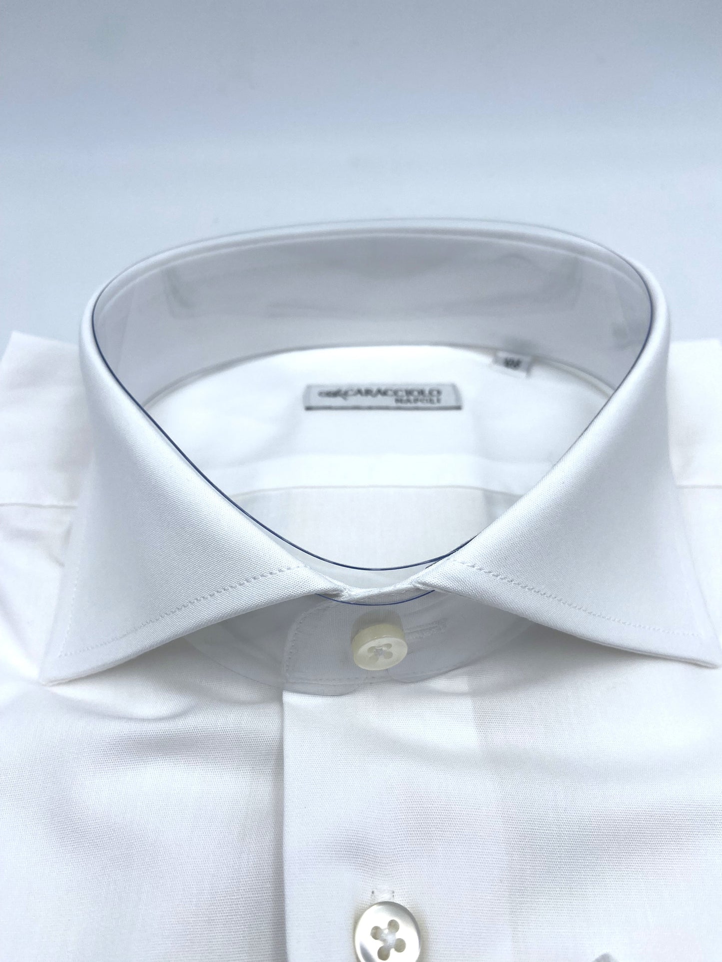 Camicia in 100% cotone  - Bianco | A. Caracciolo
