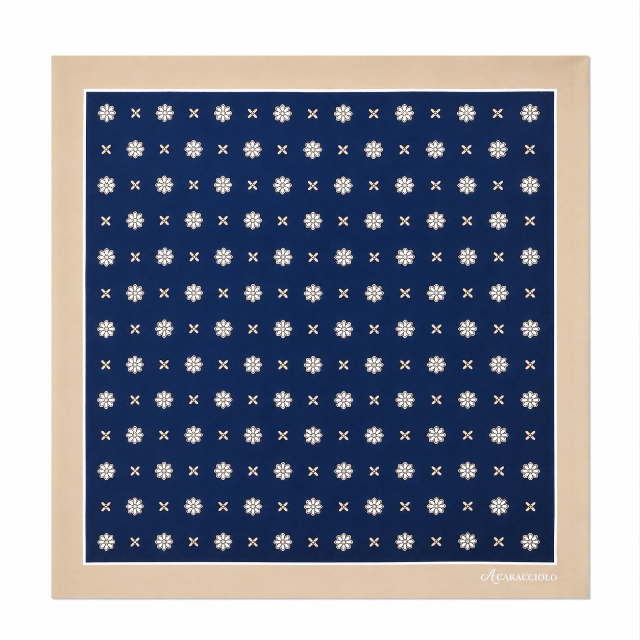 A.Caracciolo - Foulard Uomo - Daisy Blu