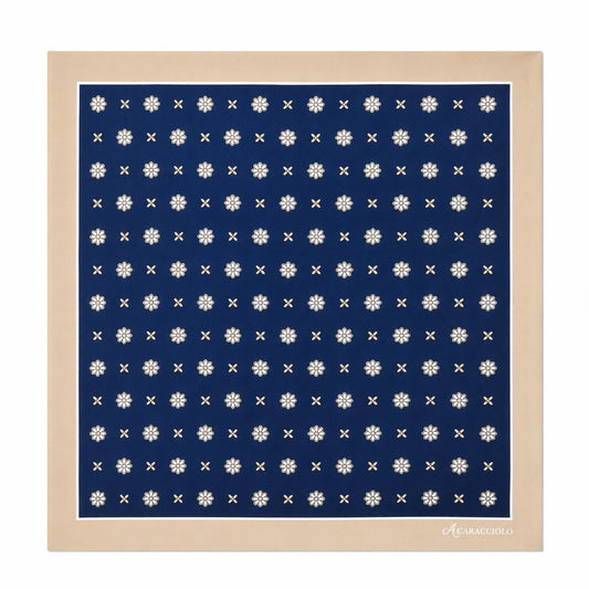 A.Caracciolo - Foulard Uomo - Daisy Blu
